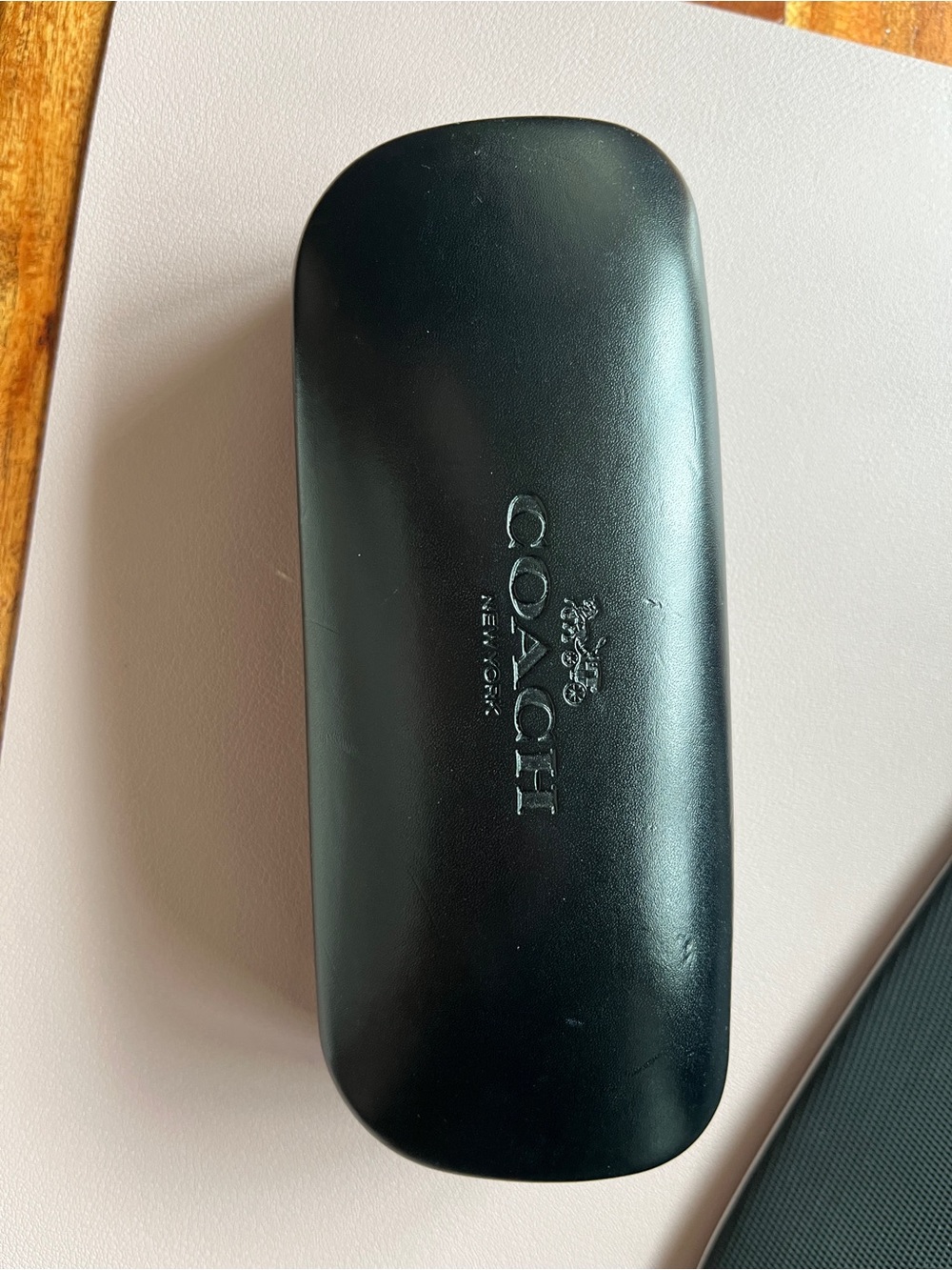 Coach New York Black Hard shell Eyeglasses Case